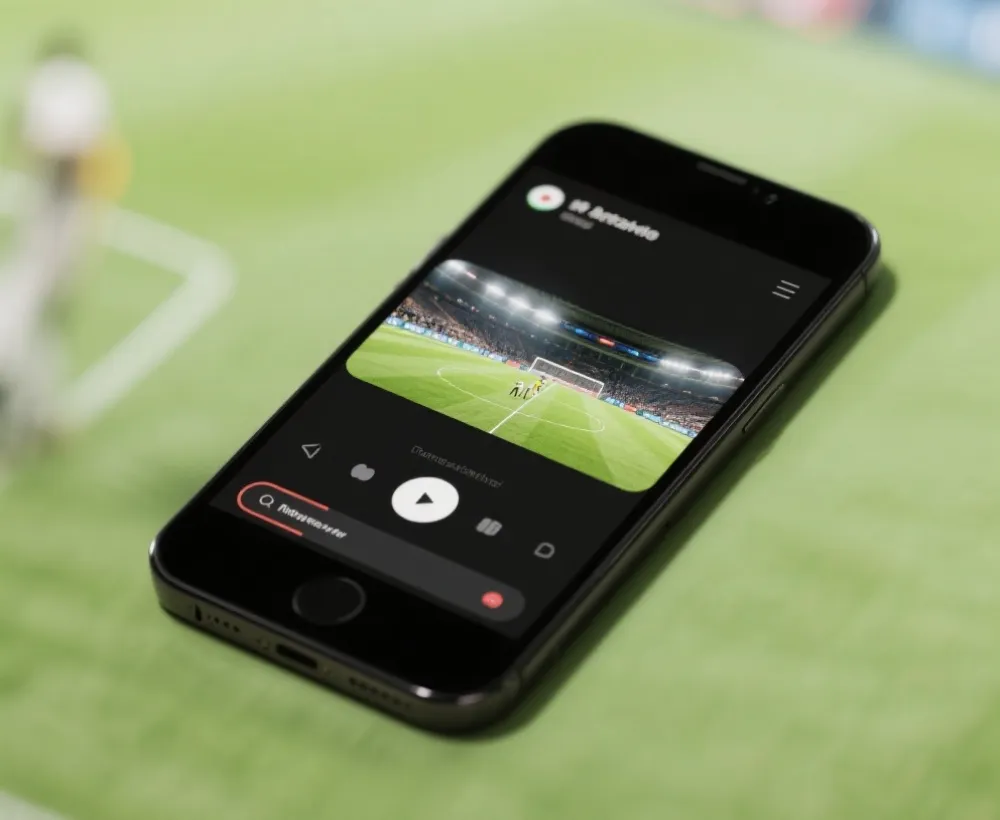 手機端世界杯直播體驗示意