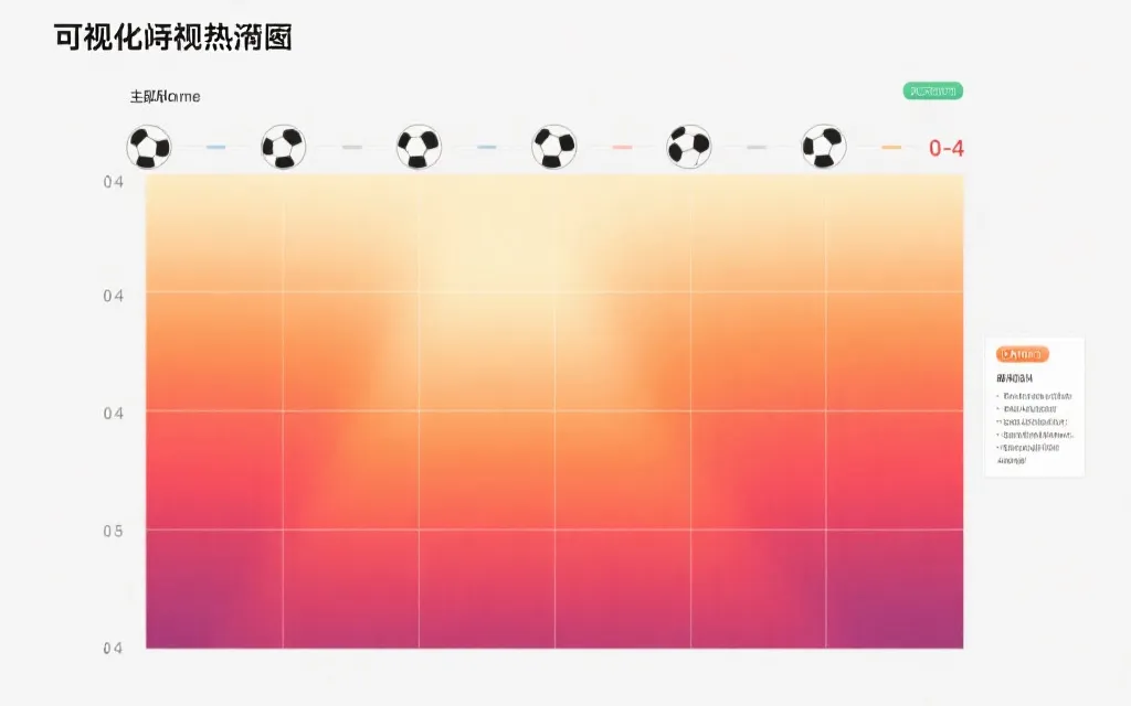 比分概率矩阵热力图示例,展示0-4球组合的概率分布